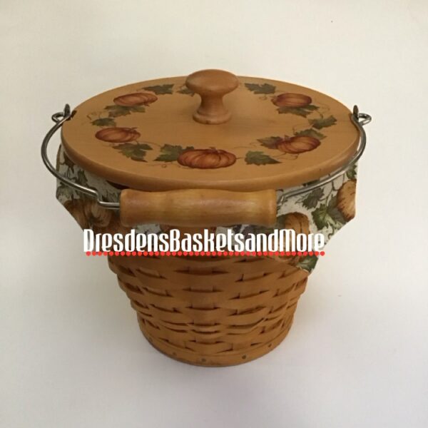 Longaberger 2002 Autumn Pail Basket Combo w/ Lid*