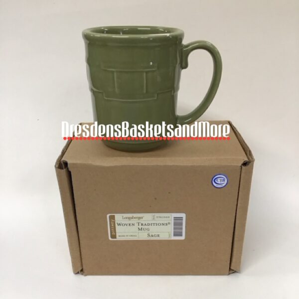 Longaberger Sage Mug NIB