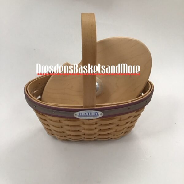 Longaberger 2000 Century Celebration Hostess Appreciation Basket w/ Protector & Lid*