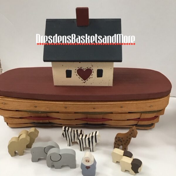 Cracker Woven Traditions Basket With Ark Top & Accessories*