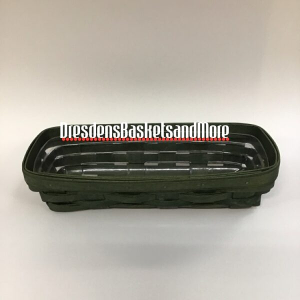 Longaberger 2006 Green Cracker Basket w/ Protector