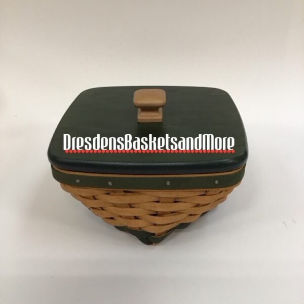 Longaberger 2006 Lucky Twist Basket w/ Protector & Lid