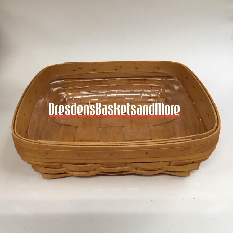 Longaberger 8x8 Serving Solutions Basket w/Protector