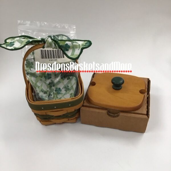 Longaberger 1999 Lots of Luck Basket Combo w/ Lid