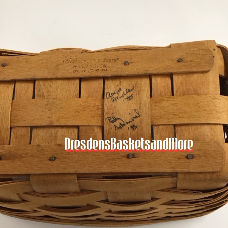 Longaberger 1995 Small Vegetable w/ Protector*