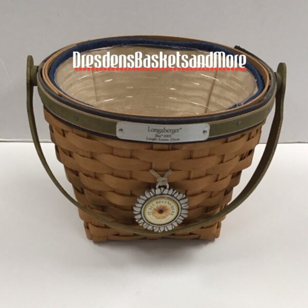 Longaberger 2005 Bee Basket Combo w/ Tie On