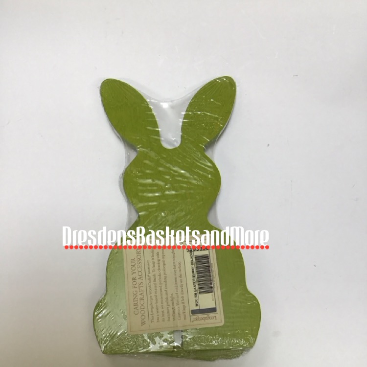 Longaberger 3D Celadon Woodcrafts Small Easter Bunny NIP