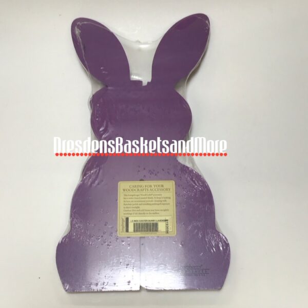 Longaberger 3D Lavender Woodcrafts Large Easter Bunny NIP