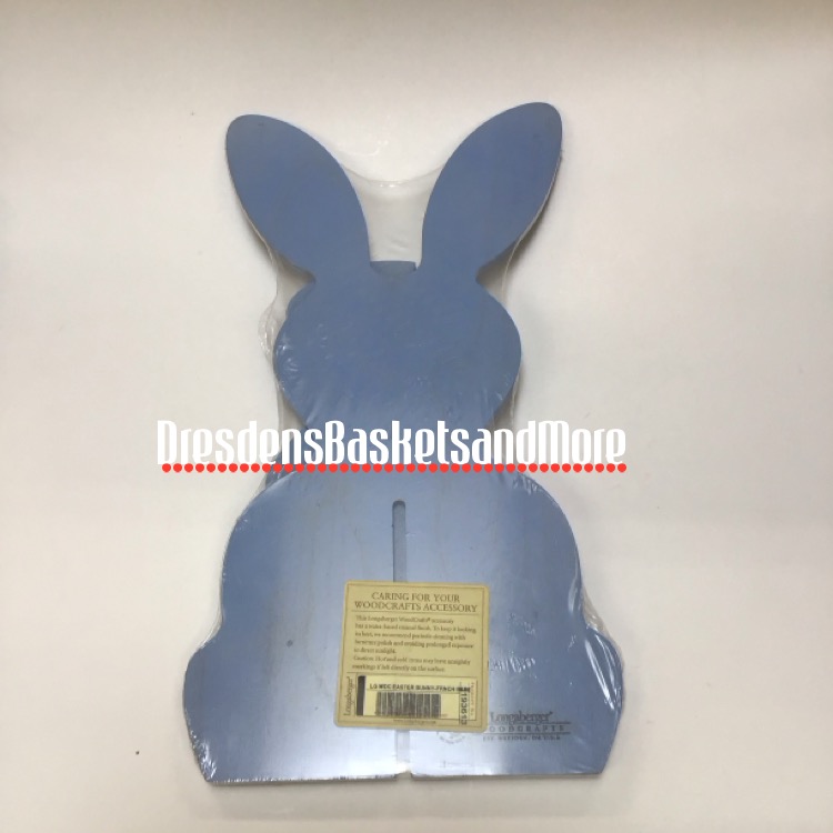 Longaberger 3D French Blue Woodcrafts Small Easter Bunny NIP