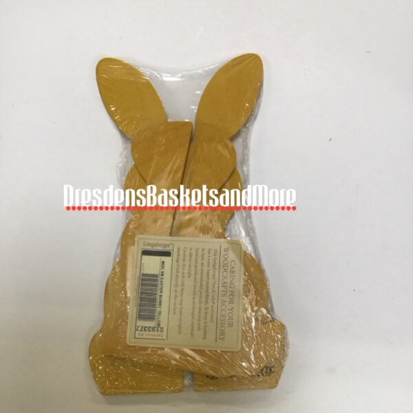 Longaberger 3D Yellow Woodcrafts Small Easter Bunny NIP