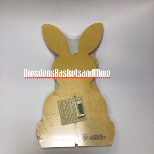 Longaberger 3D Pale Yellow Woodcrafts Large Easter Bunny NIP