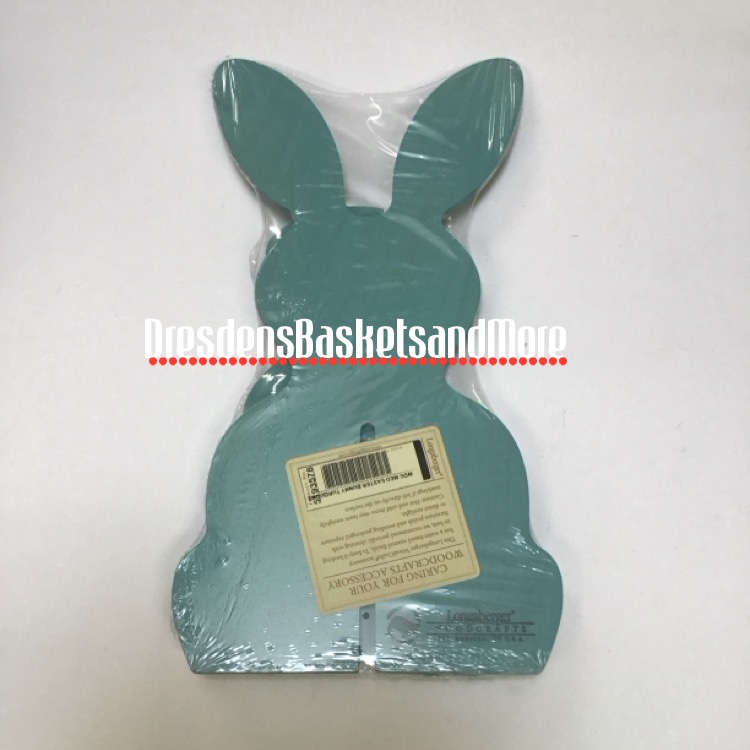 Longaberger 3D Turquoise Woodcrafts Small Easter Bunny NIP
