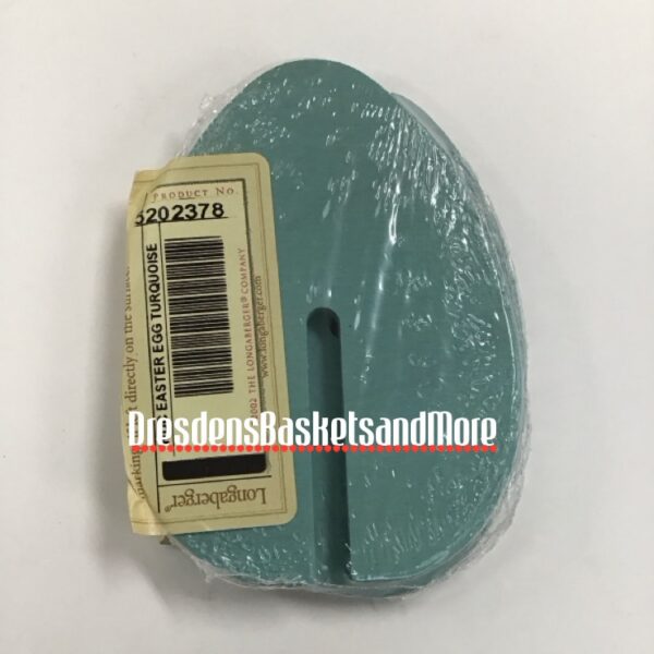 Longaberger Woodcrafts Turquoise 2 Piece Egg NIP