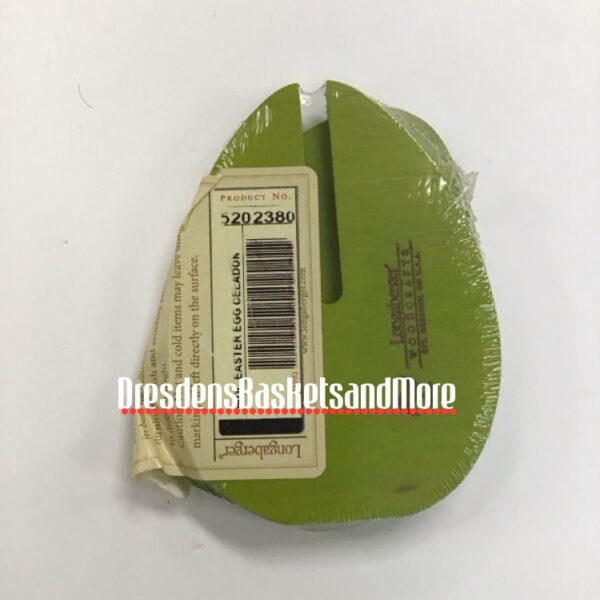 Longaberger Woodcrafts Celadon 2 Piece Egg NIP