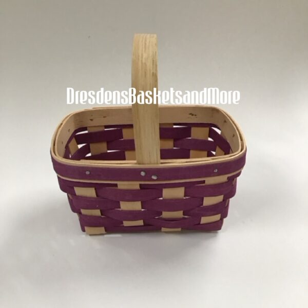 Longaberger 1988 Baby Easter Basket Purple