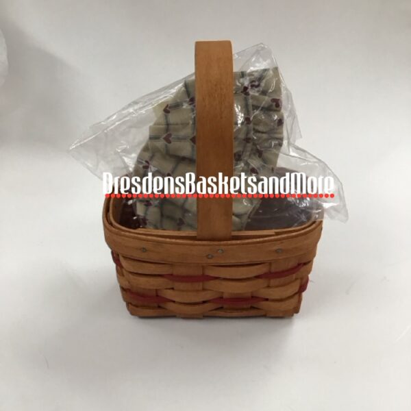 Longaberger 1990 Sweetheart Basket Combo