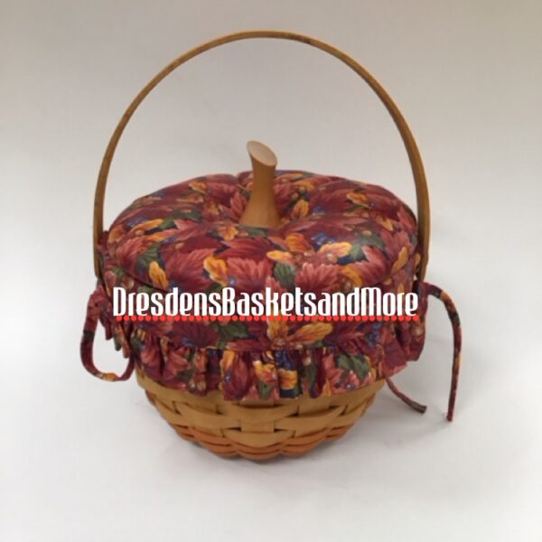 Longaberger 1996 Small Pumpkin Combo w/ Lid