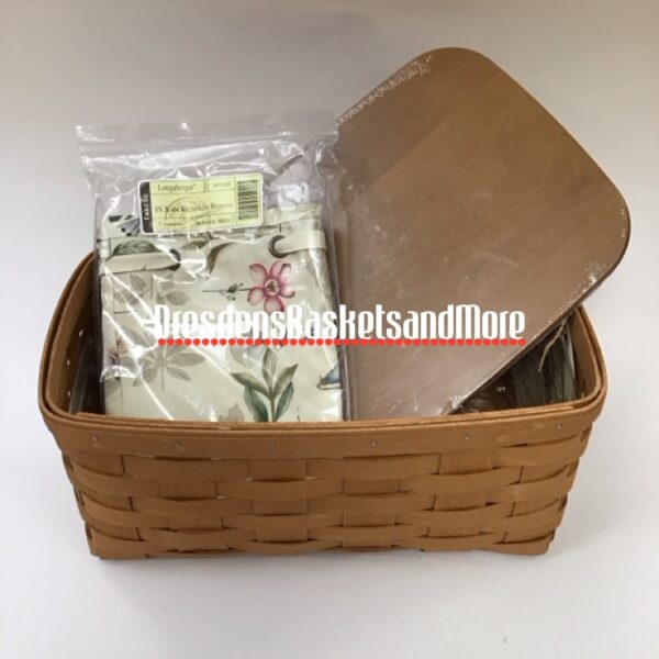 Longaberger 2013 XSmall Rectangle Storage WB Basket Set*
