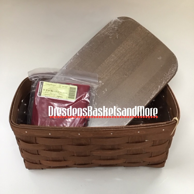 Longaberger 2013 XSmall Rectangle Storage RB Basket Set*