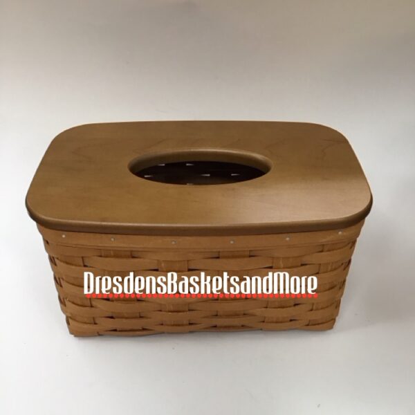 Longaberger 2012 Family Tissue Basket w/ Protector & Lid*