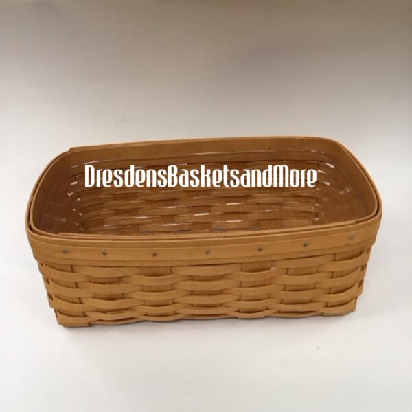 Longaberger 2000 Long Tissue Basket w/ Protector