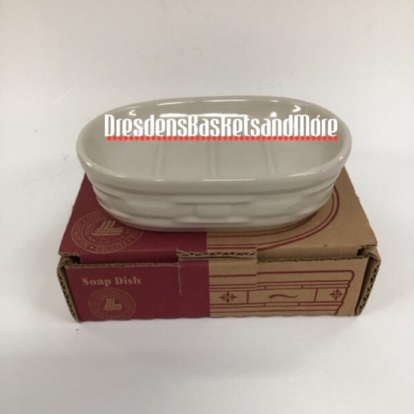 Longaberger Ivory Soap Dish NIB