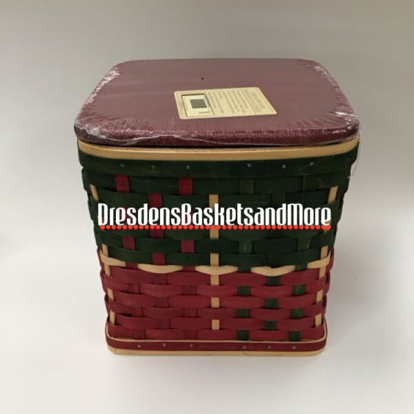 Longaberger 2006 Holiday Hearth Prototype Basket w/ Protector & Lid*