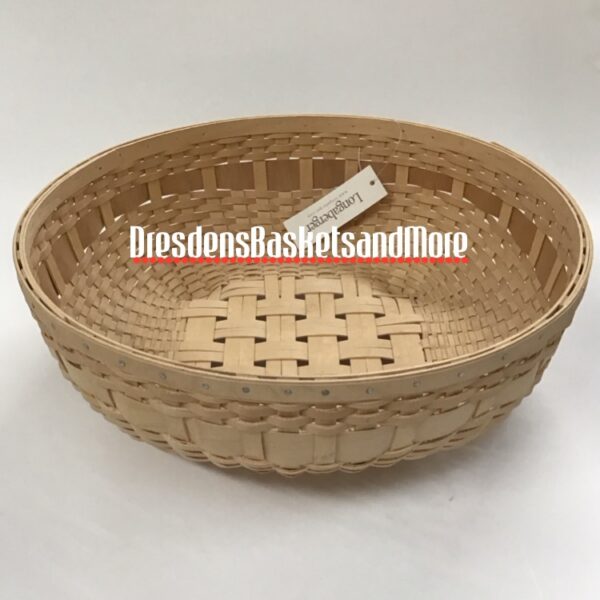 Longaberger Natural Prototype Round Basket SIGNED*