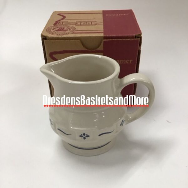 Longaberger Classic Blue Creamer NIB
