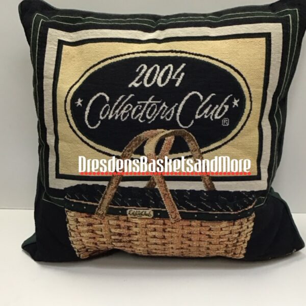 Longaberger 2004 "Collectors Club" Throw Pillow NIP