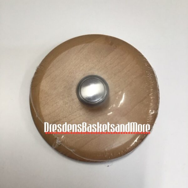 Longaberger Woodcrafts Extra Small Crock Lid Warm Brown NIP