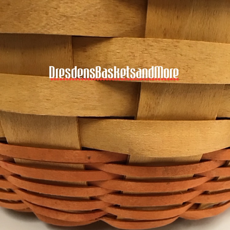 Longaberger 1997 Hostess Large Pumpkin Basket Set*