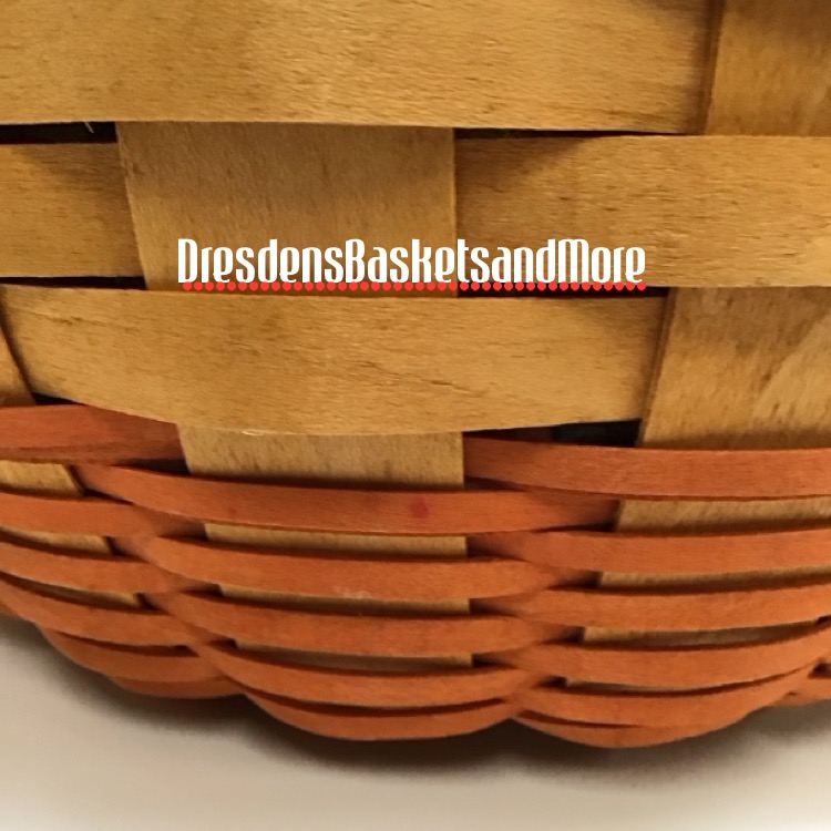 Longaberger 1997 Hostess Large Pumpkin Basket Set*