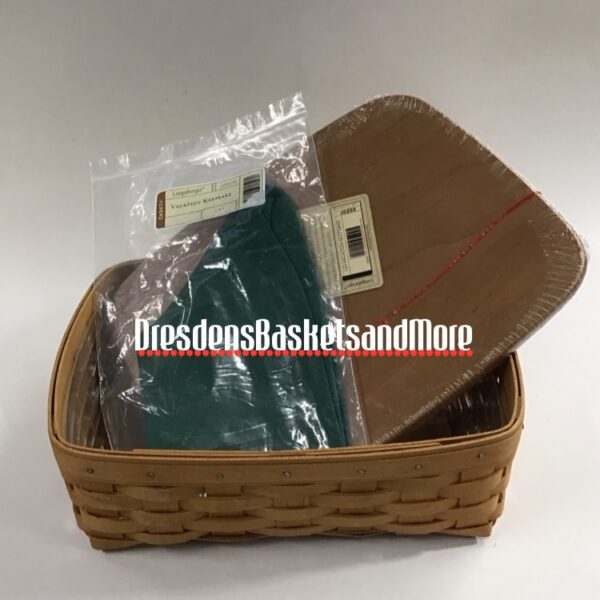 Longaberger 2003 Vacation Keepsake Basket Combo w/ Lid