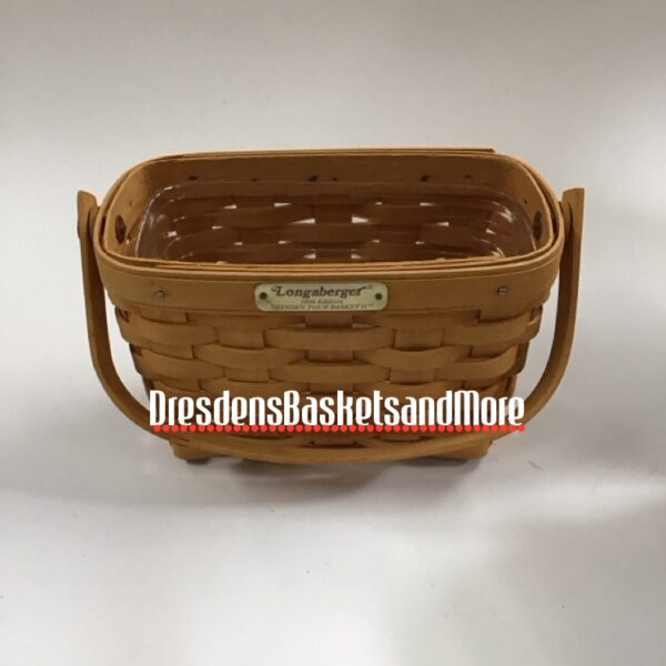Longaberger 1996 Dresden Tour II Basket w/ Protector*