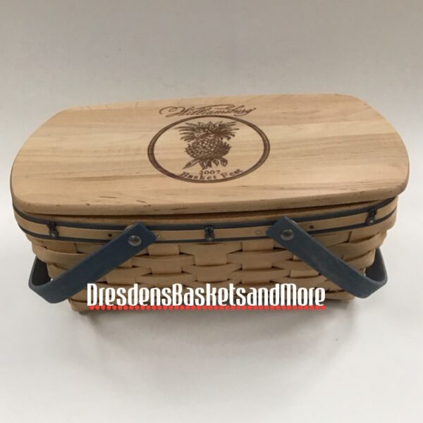 Longaberger 2007 Williamsburg Fest MAB Basket RARE SIGNED*