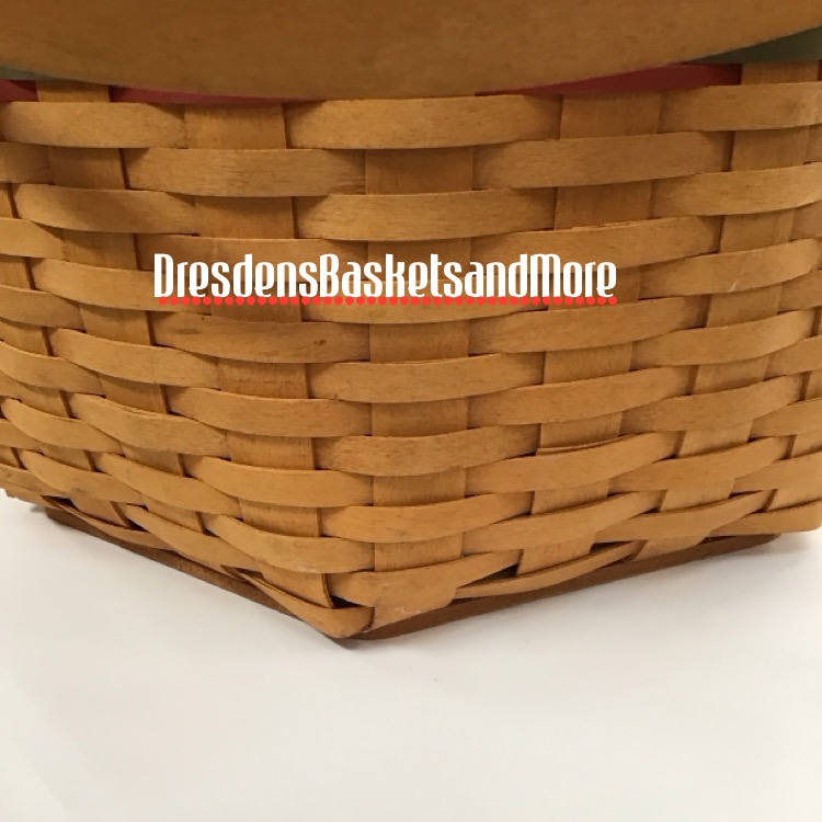 Longaberger 1997 Holiday Hostess Snowflake Basket Set*