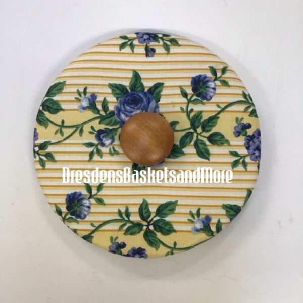 Longaberger Rose Trellis Small Fruit Fabric Lid