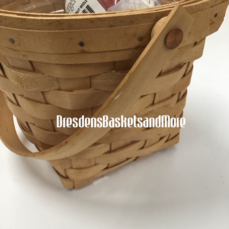 Longaberger 1996 Natural MAB 7" Measuring Basket Combo*