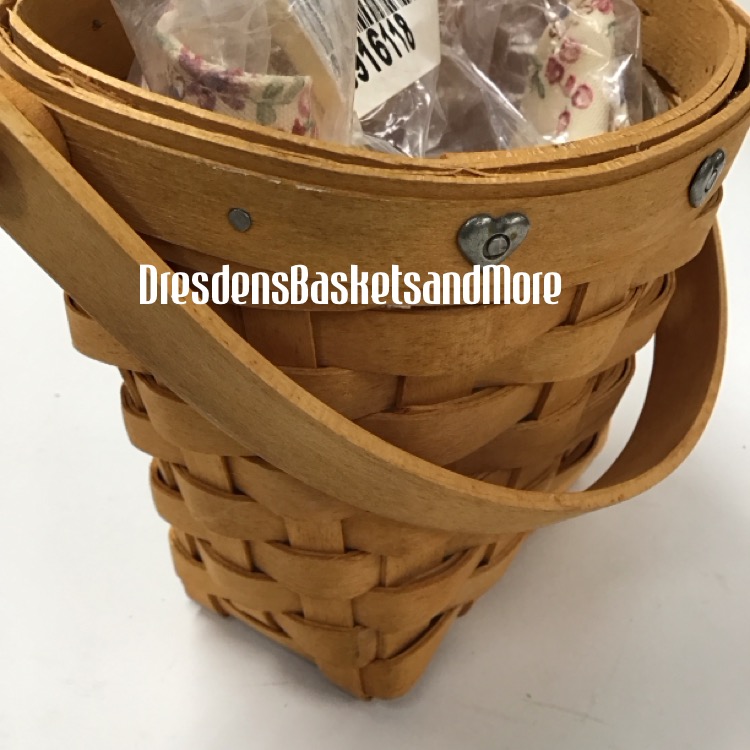 Longaberger 2001 Sweetheart Love Notes Basket Combo*