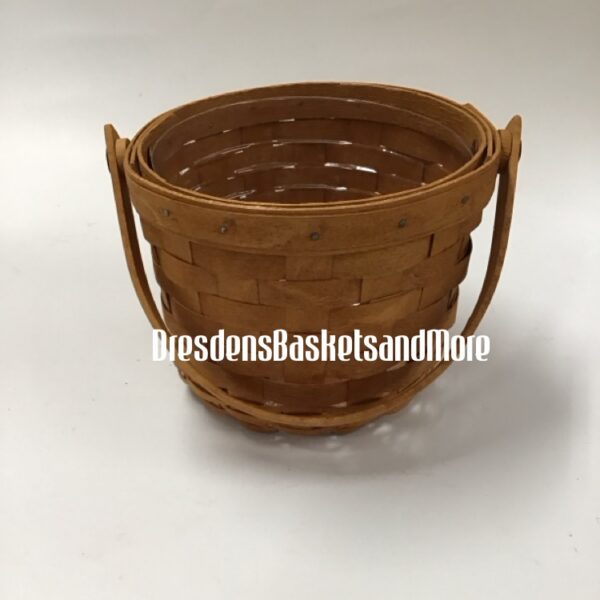 Longaberger 1995 Small Fruit Basket w/ Protector