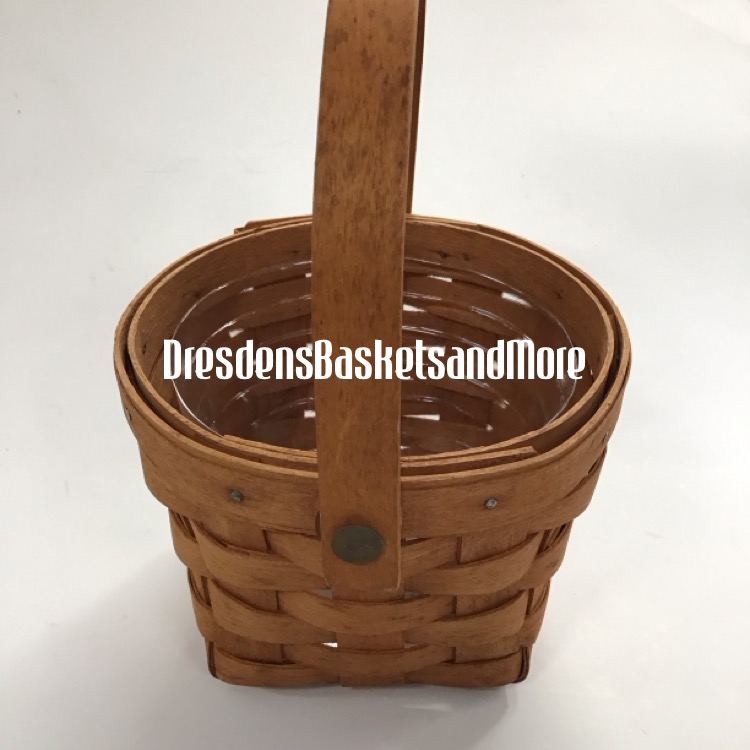 Longaberger 1990 5” Measuring Basket w/ Protector*