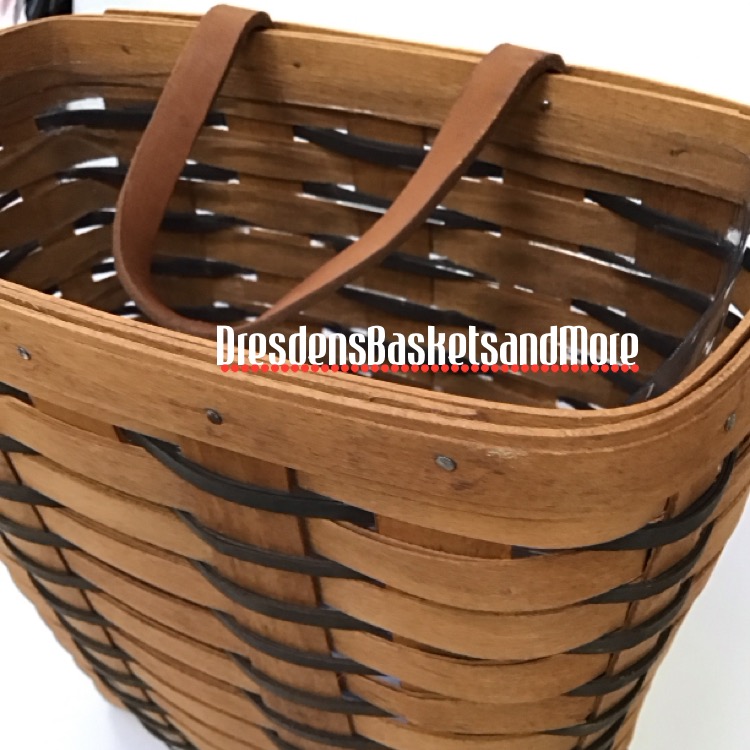 Longaberger 1995 Heartland Tall Key Basket w/ Protector*