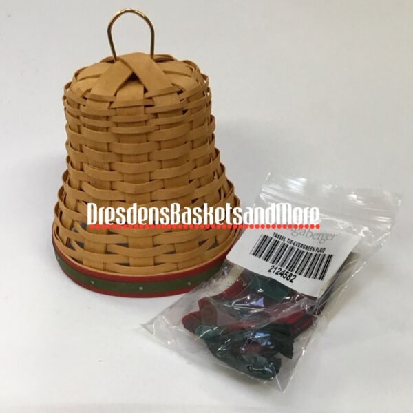 Longaberger 2000 Noel Bell Basket w/ Tie