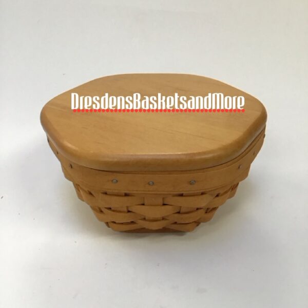 Longaberger 1997 7” Generations Basket w/ Protector & Lid*