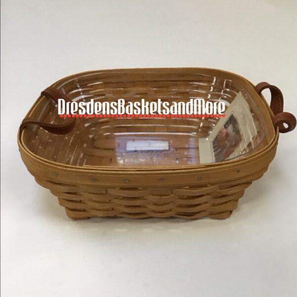 Longaberger 2005 Silver Bells Basket w/ Protector