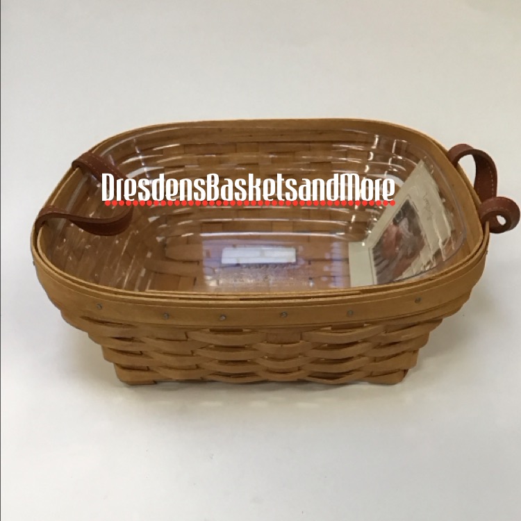 Longaberger 2005 Silver Bells Basket w/ Protector