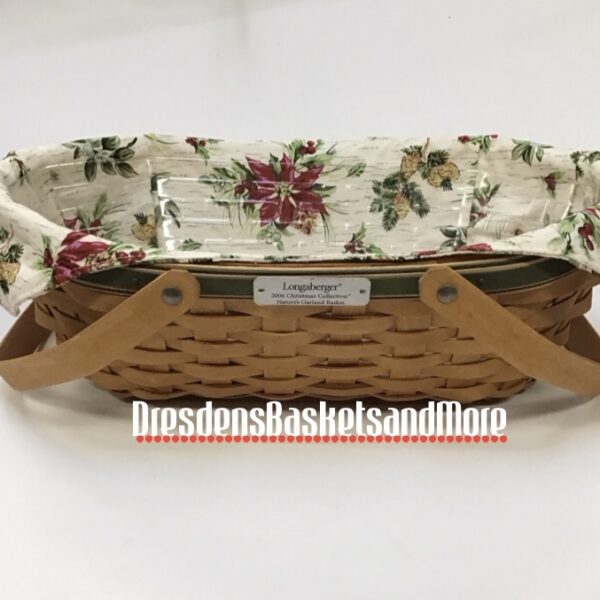 Longaberger 2006 Christmas Nature's Garland Basket Combo