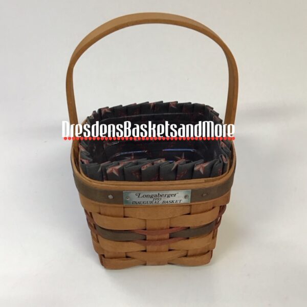 Longaberger 1993 Inaugural Basket w/ Protector*