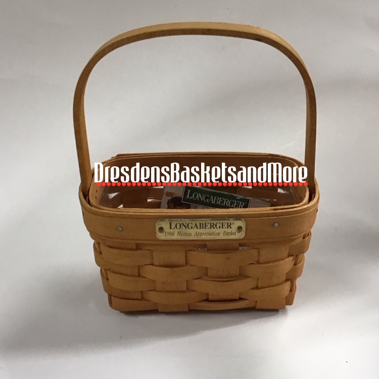 Longaberger 1998 Hostess Appreciation Basket w/ Protector
